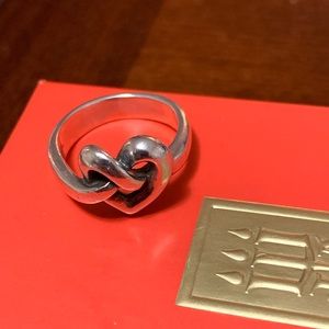 James Avery Heart Knot Ring Size 5